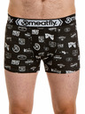 Meatfly Meatfly pánské boxerky Balboa Boxershorts Double Pack Badges | Černá | Velikost
