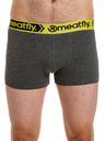 Meatfly Meatfly pánské boxerky Balboa Boxershorts Double Pack Grey Heather/Black | Černá | Velikost