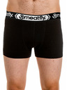 Meatfly Meatfly pánské boxerky Balboa Boxershorts Four Pack Black/Black | Černá | Velikost