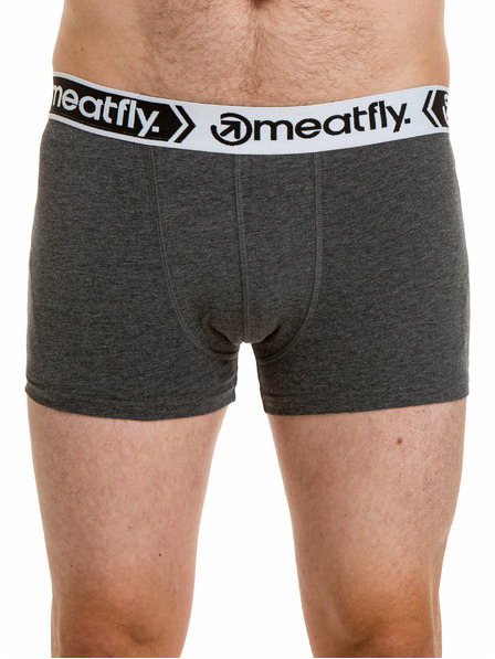 Meatfly Meatfly pánské boxerky Balboa Boxershorts Four Pack Grey Heather | Šedá | Velikost