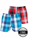 Meatfly Meatfly pánské boxerky Doug Blue / Red | Modrá | Velikost