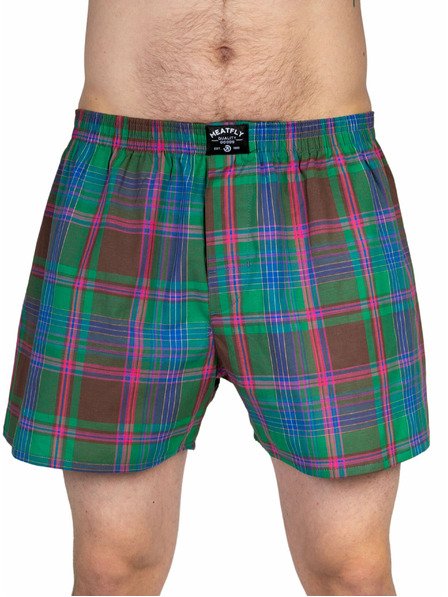 Meatfly Meatfly pánské boxerky Doug Pink / Green | Růžová | Velikost