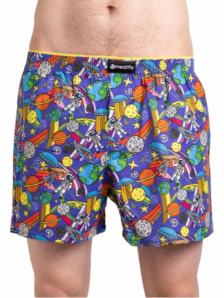 Meatfly Meatfly pánské boxerky Agostino Cosmo Gift Pack | Modrá | Velikost