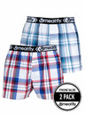 Meatfly Meatfly pánské boxerky Gigi White Red / Blue | Bílá | Velikost