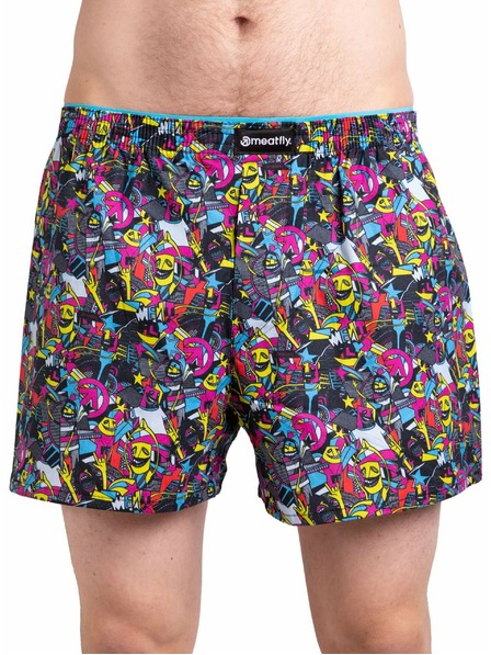 Meatfly Meatfly pánské boxerky Agostino Cityboi Gift Pack | Mnohobarevná | Velikost