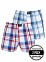 Meatfly Meatfly pánské boxerky Doug White Red / Blue