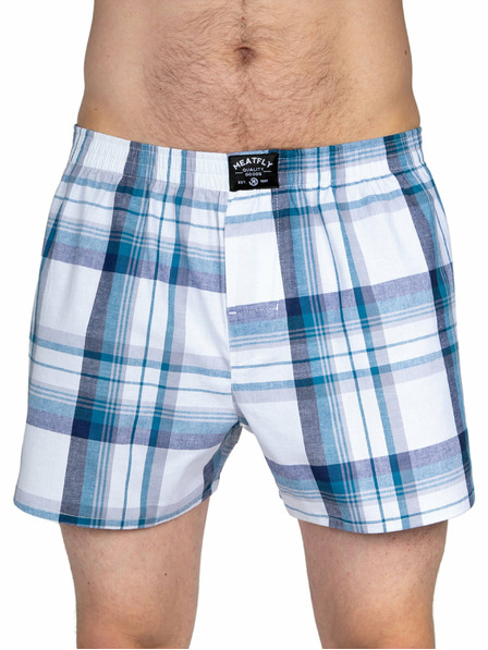Meatfly Meatfly pánské boxerky Doug White Red / Blue