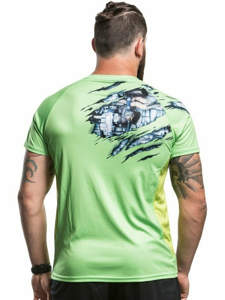 Meatfly Meatfly funkční triko Reaper A - Lime green | Zelená | Velikost