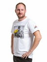 Meatfly Meatfly pánské tričko Big Shock Kiss White | Bílá | Velikost
