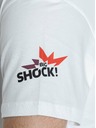 Meatfly Meatfly pánské tričko Big Shock Kiss White | Bílá | Velikost