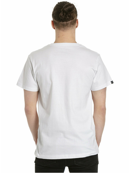 Meatfly Meatfly pánské tričko MF Logo White | Bílá | Velikost M | 100% bavlna