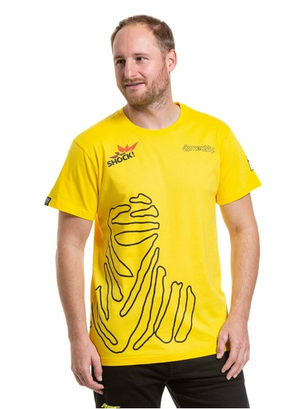 Meatfly Meatfly pánské tričko Dakar Yellow | Žlutá | Velikost