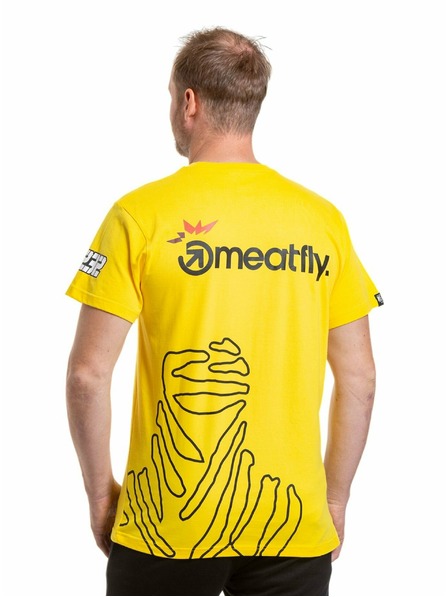 Meatfly Meatfly pánské tričko Dakar Yellow | Žlutá | Velikost
