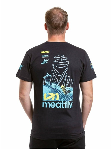 Meatfly Meatfly pánské tričko Dakar Blue/Black