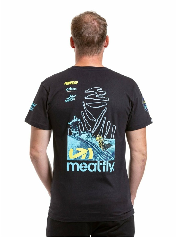 Meatfly Meatfly pánské tričko Dakar Blue/Black