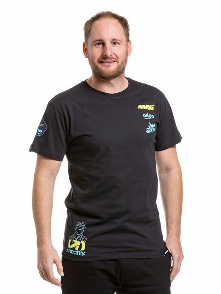 Meatfly Meatfly pánské tričko Dakar Blue/Black