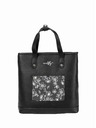 Meatfly Meatfly kabelka / batoh Kerry Blossom Black | Černá | Objem 7 L