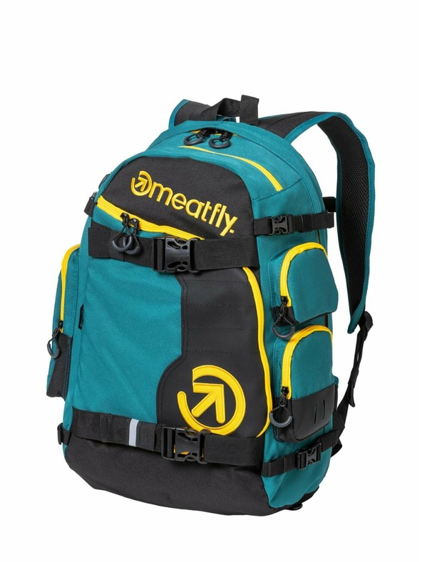 Meatfly Meatfly batoh Wanderer Snake Green / Black 28 L | Černá | Objem 28 L