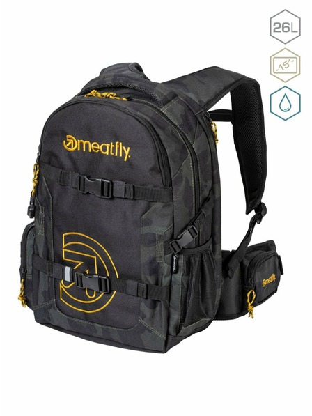 Meatfly Meatfly batoh Ramble Rampage Camo/Brown 26 L | Maskáč | Objem 26 L