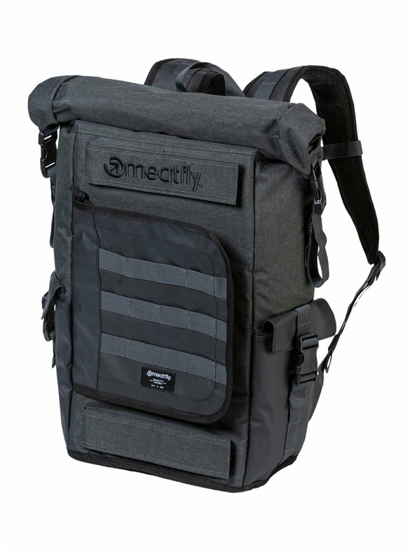 Meatfly Meatfly batoh Periscope Charcoal Heather 30 L | Šedá | Objem 30 L