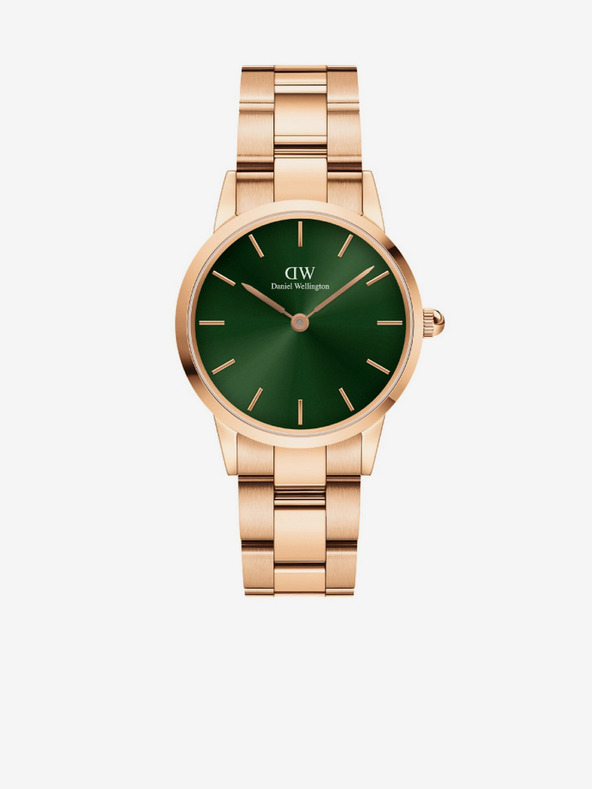 Daniel Wellington Dámské hodinky v růžovozlaté barvě Daniel Wellington Iconic Emerald