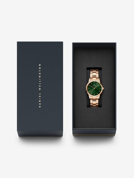 Daniel Wellington Dámské hodinky v růžovozlaté barvě Daniel Wellington Iconic Emerald