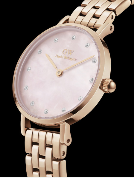 Daniel Wellington Dámské hodinky v růžovozlaté barvě Daniel Wellington Petite Lumine