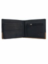 Meatfly Meatfly kožená peněženka Eddie Premium Black/Oak | Černá | Velikost