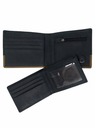 Meatfly Meatfly kožená peněženka Eddie Premium Black/Oak | Černá | Velikost