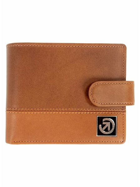 Meatfly Meatfly kožená peněženka Nathan Premium Brown | Hnědá | Velikost