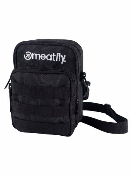 Meatfly Meatfly pánská kabelka Hardy Morph Black | Černá | Objem 1,5 L