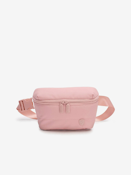 Heys Růžová dámská ledvinka Heys Puffer Mini Waist Bag Rose