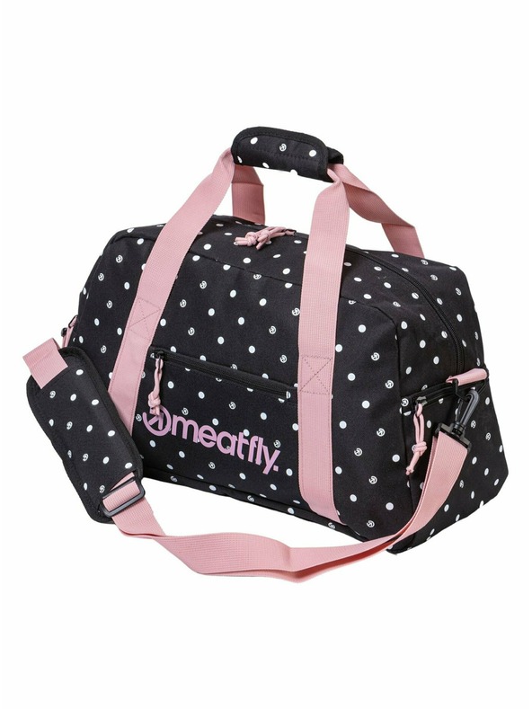 Meatfly Meatfly cestovní taška Mavis Black Dots | Černá | Objem 26 L