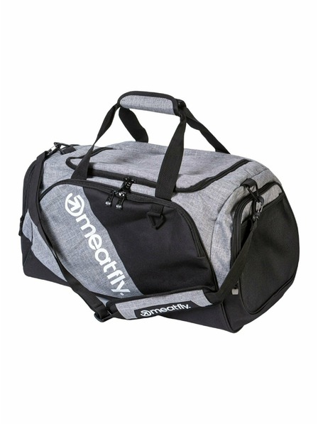 Meatfly Meatfly cestovní taška Rocky Black/Grey | Černá | Objem 30 L
