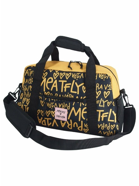 Meatfly Meatfly cestovní taška X Pura Vida Mavis Yellow/Black | Žlutá | Objem 26 L