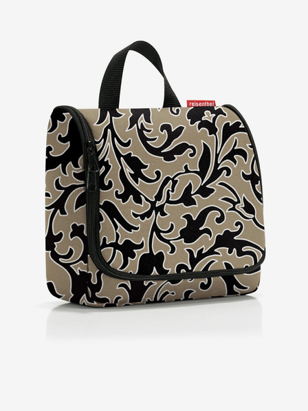 Reisenthel Khaki dámská vzorovaná kosmetická taška Reisenthel Toiletbag Baroque Marble