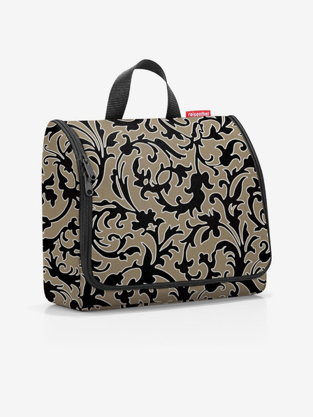 Reisenthel Khaki vzorovaná kosmetická taška Reisenthel Toiletbag XL Baroque Marble