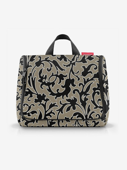 Reisenthel Khaki vzorovaná kosmetická taška Reisenthel Toiletbag XL Baroque Marble