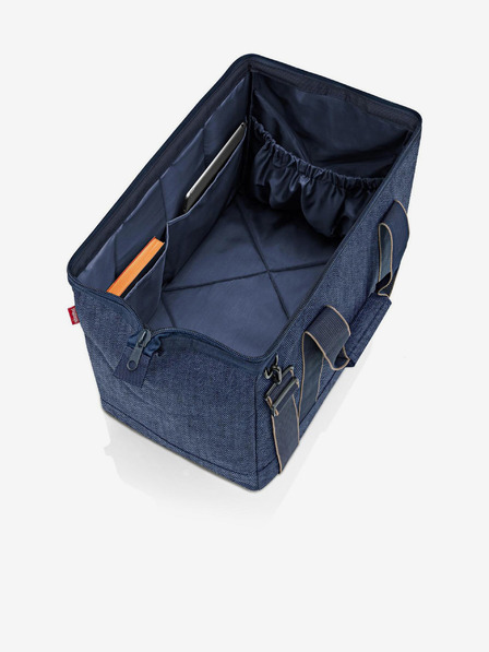 Reisenthel Tmavě modrá cestovní taška Reisenthel Allrounder L Herringbone Dark Blue