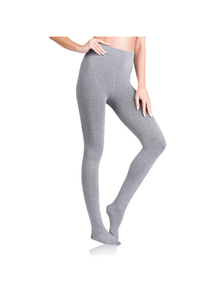 Bellinda FLEECE COTTON 100 DEN - Neprůhledné punčochové kalhoty - šedá