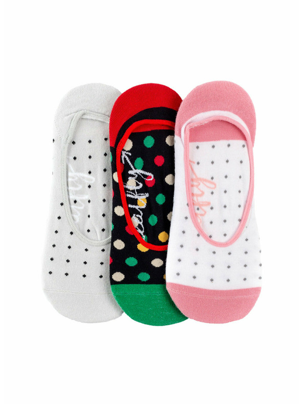 Meatfly Meatfly ponožky Low socks - Triple pack J/ Multicolor 1 | Mnohobarevná | Velikost