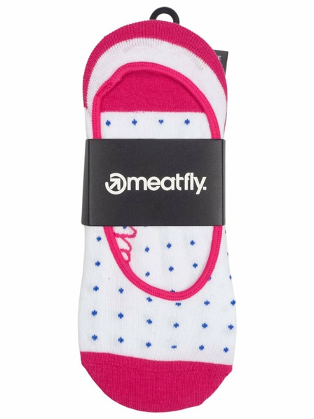 Meatfly Meatfly ponožky Low Socks Triple Pack Fuchsia Dots | Fialová | Velikost