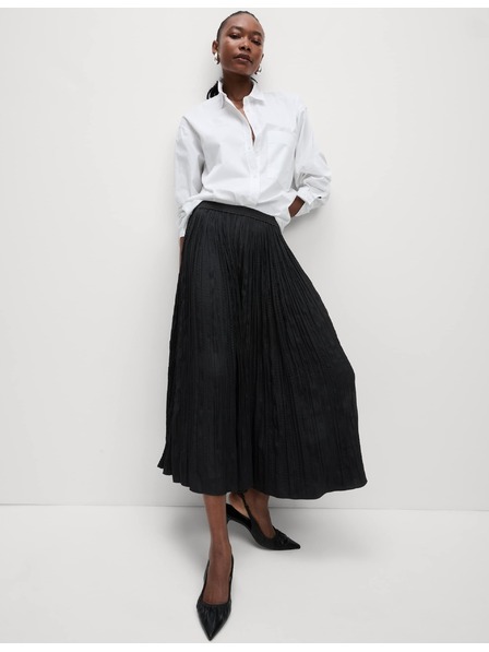 Marks & Spencer Plisovaná natahovací midi sukně Marks & Spencer