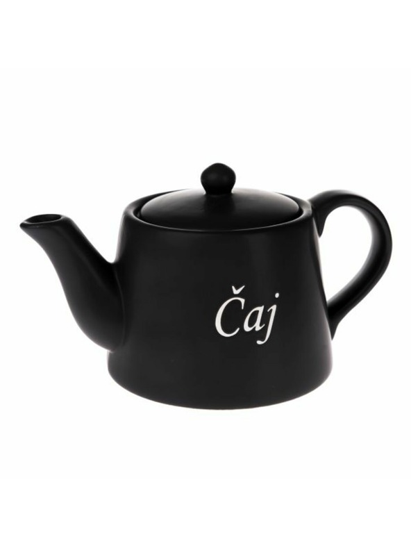 Casa de Engel Keramická konvička "ČAJ", 1000 ml, 0/16