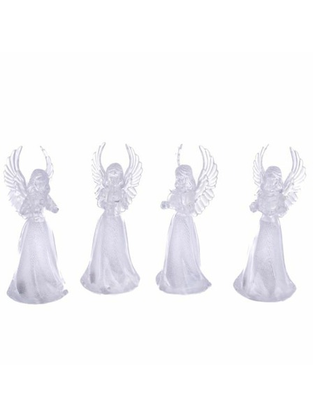 Casa de Engel Umělá LED dekorace - anděl (teplá žlutá) - sada 4ks, 1/24