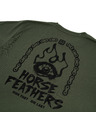 Horsefeathers Pánské funkční tričko zelené HORSEFEATHERS