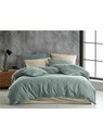 Kvalitex Francouzské mušelínové povlečení 240x200, 70x90cm světle zelené Kvalitex