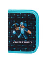 BAAGL  Modrý školní penál jednopatrový Minecraft Blue Axe Baagl