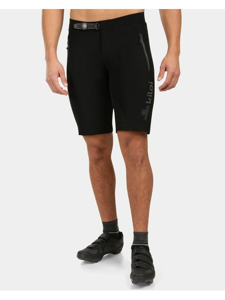 Kilpi Pánské cyklistické kraťasy Kilpi HIXON-M 2v1 pro horskou cyklistiku Černá