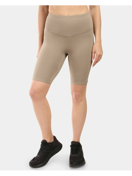 Kilpi Dámské krátké legíny Kilpi ARTEMI-W s funkcí OPTI-DRY Khaki